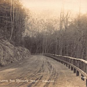 RPPC - Along The Mohawk Trail, Going East, MA - Early 1900s, ROUGH Edge