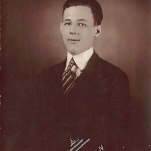 Postcard Vintage Portrait of Young Man Lawson Parks